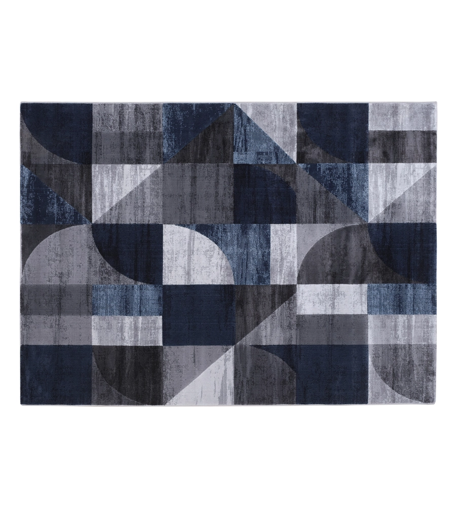 TAPPETO "DOUBLE" GRIGIO CELESTE, 133X190 CM